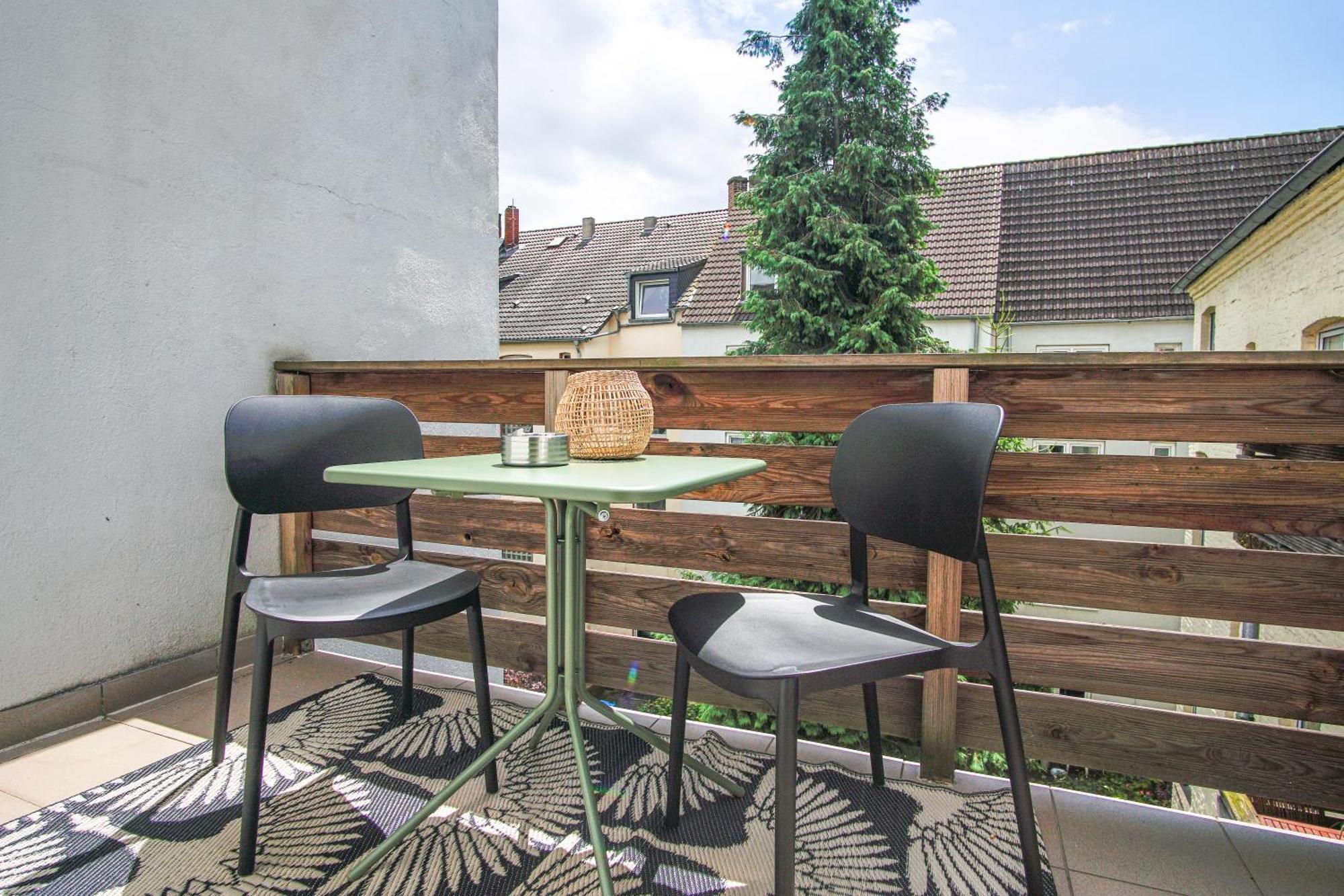 Homefy Balcony Apartment - Up To 4 People - Close To Fair - Free Parking Έσσεν Εξωτερικό φωτογραφία